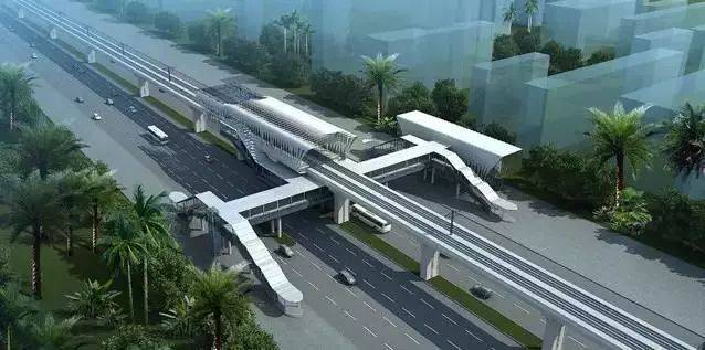 南海新交通部分路段效果图 南海新交通部分路段效果图