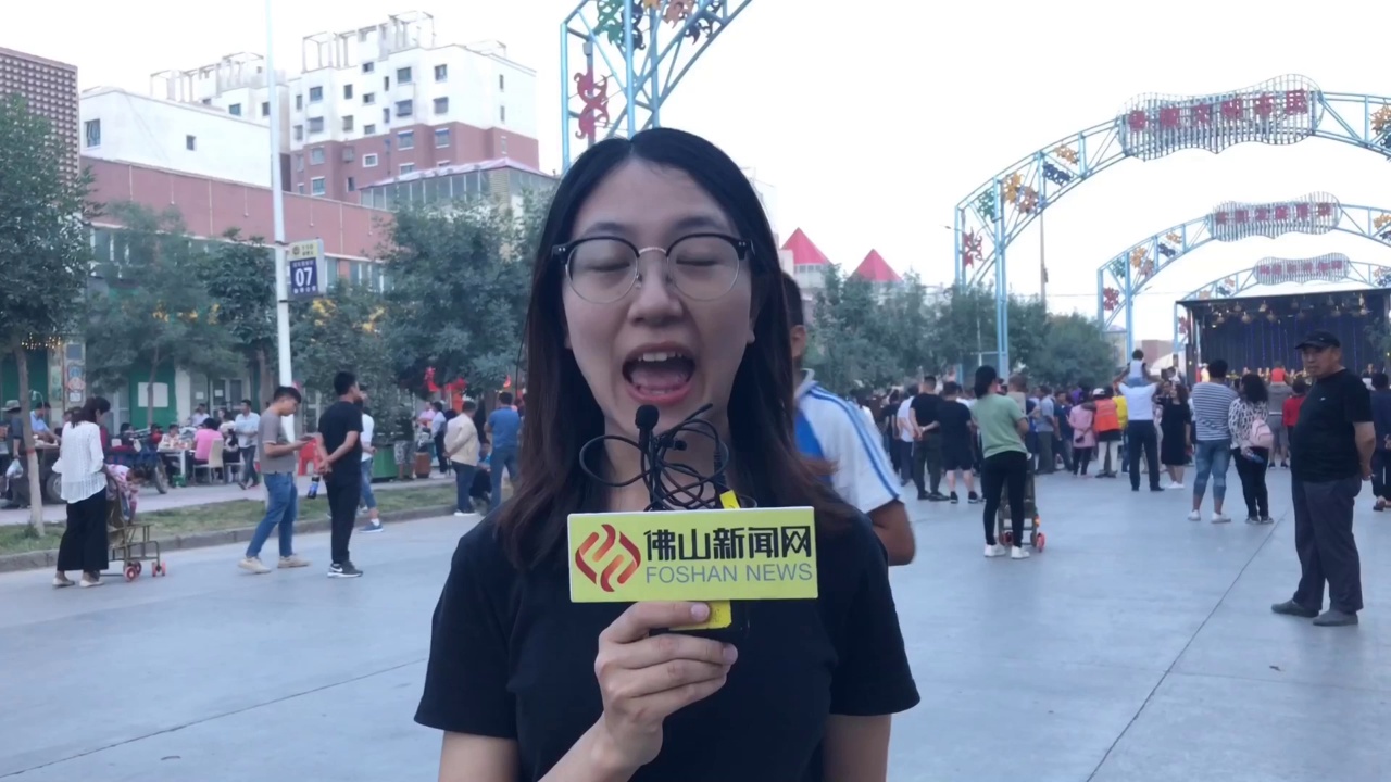 新疆美食,民族表演样样有!佛山援建的伽师美食街火了!