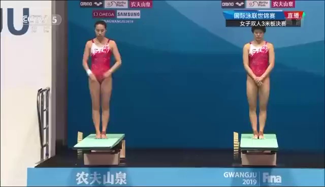 就这么稳！中国跳水队夺世锦赛女双3米板10连冠