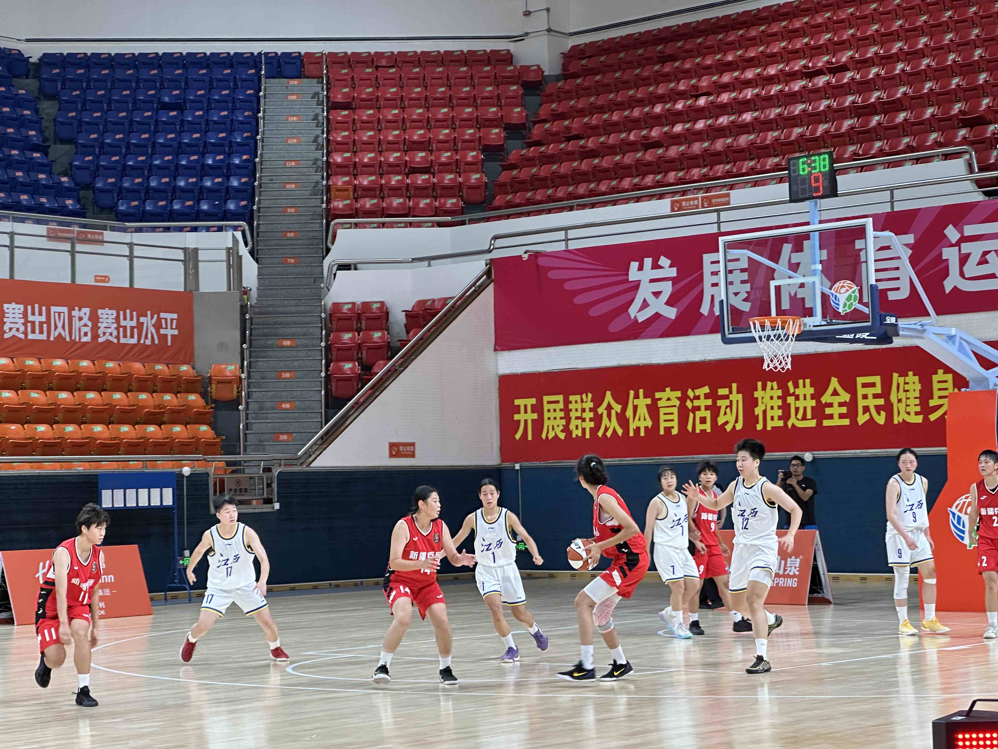 全国青少年三大球运动会U18女篮资格赛顺德赛区开赛