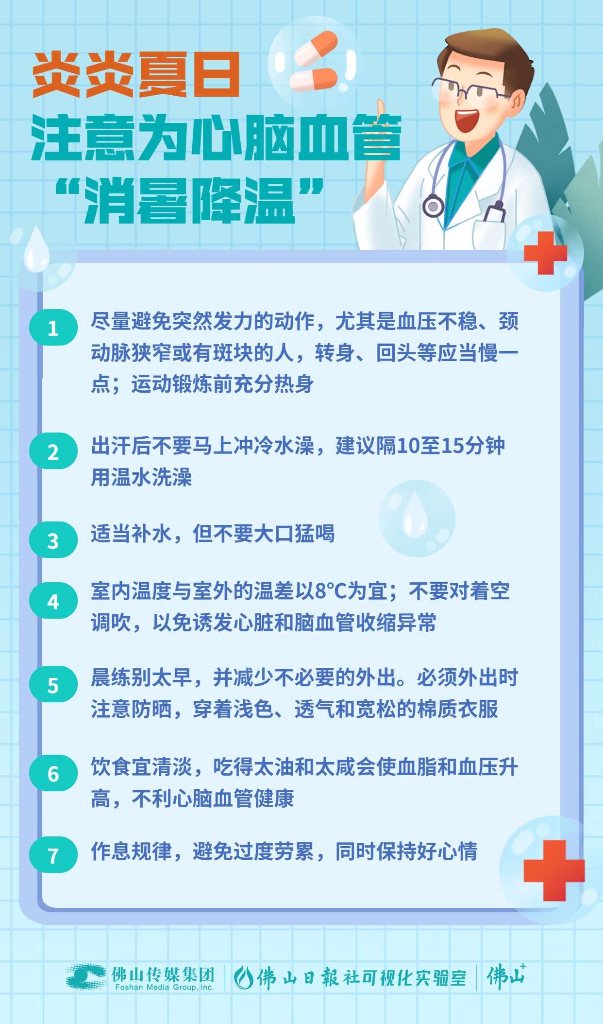 高温天气,为心脑血管“防暑降温”(设计:黄国鸿).jpg