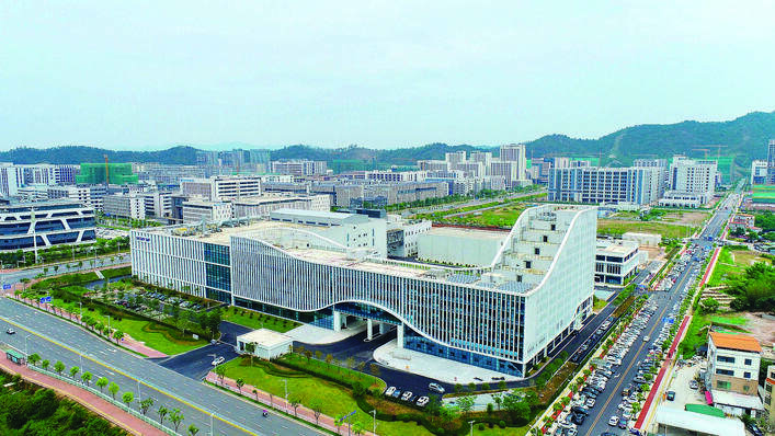 德赛矽镨一期工程已竣工投产。惠州日报记者杨建业 摄 德赛矽镨一期工程已竣工投产。惠州日报记者杨建业 摄