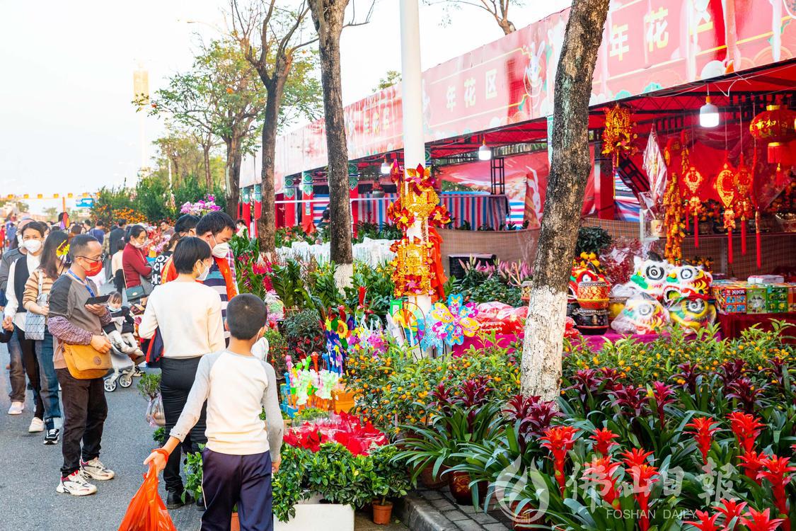 市民陆续到高明迎春花市打卡。佛山日报记者(4009740)-20230116205826.jpg