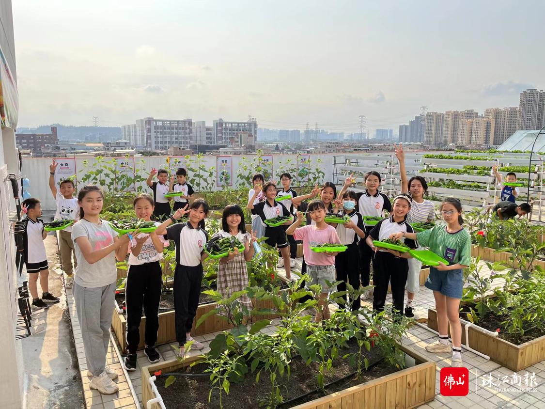 学生在乐耕园收获种植成果。_副本.jpg