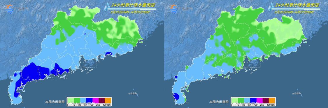 6月25日08时至27日08时全省累计降水量预报。.jpeg
