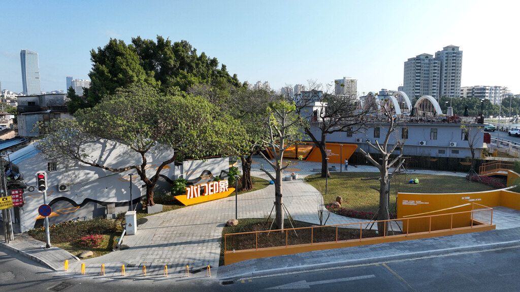 口袋公园为市民提供休闲娱乐好去处。 口袋公园为市民提供休闲娱乐好去处。
