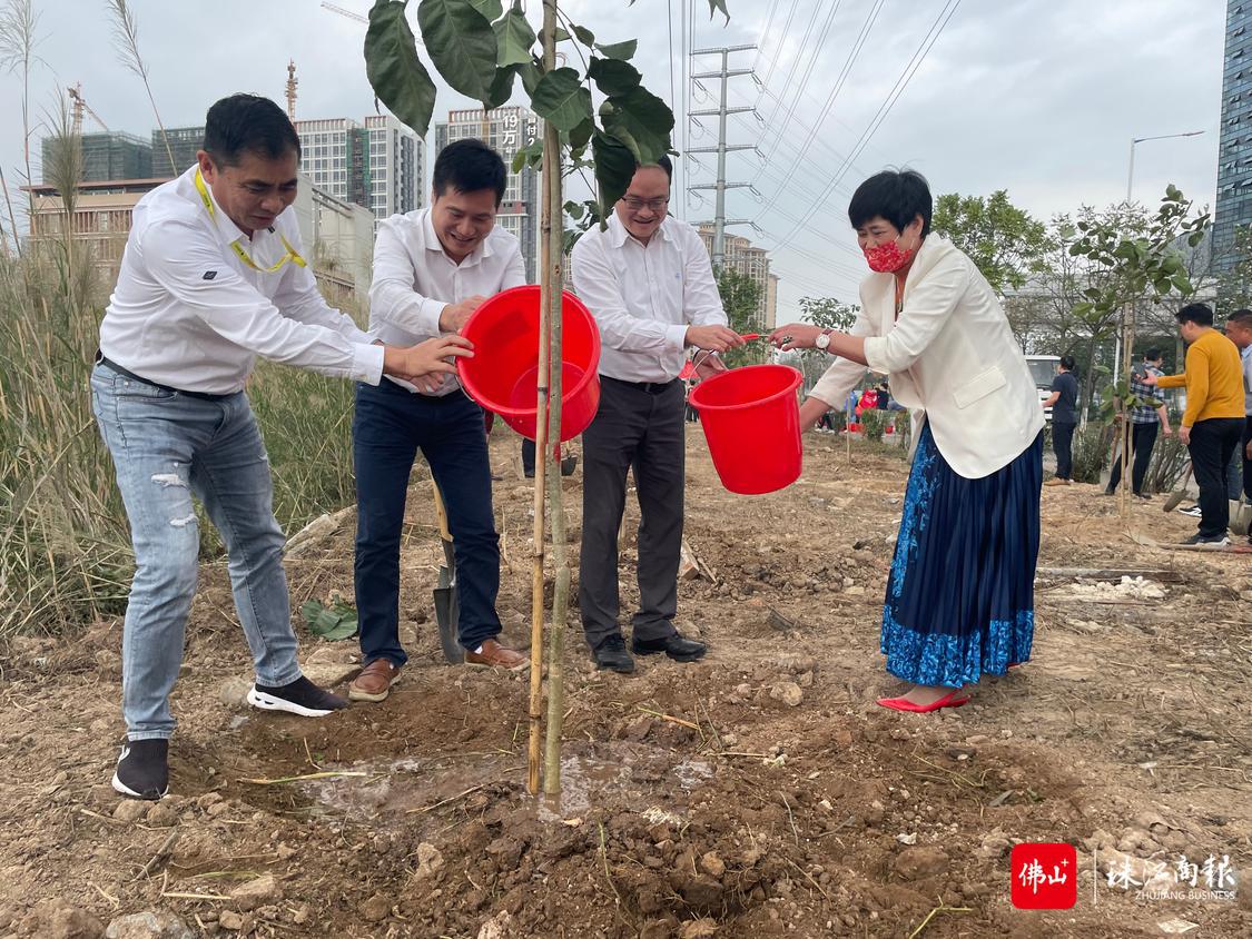 龙江镇组织开展2023年义务植树活动。龙江宣办提供。.jpg