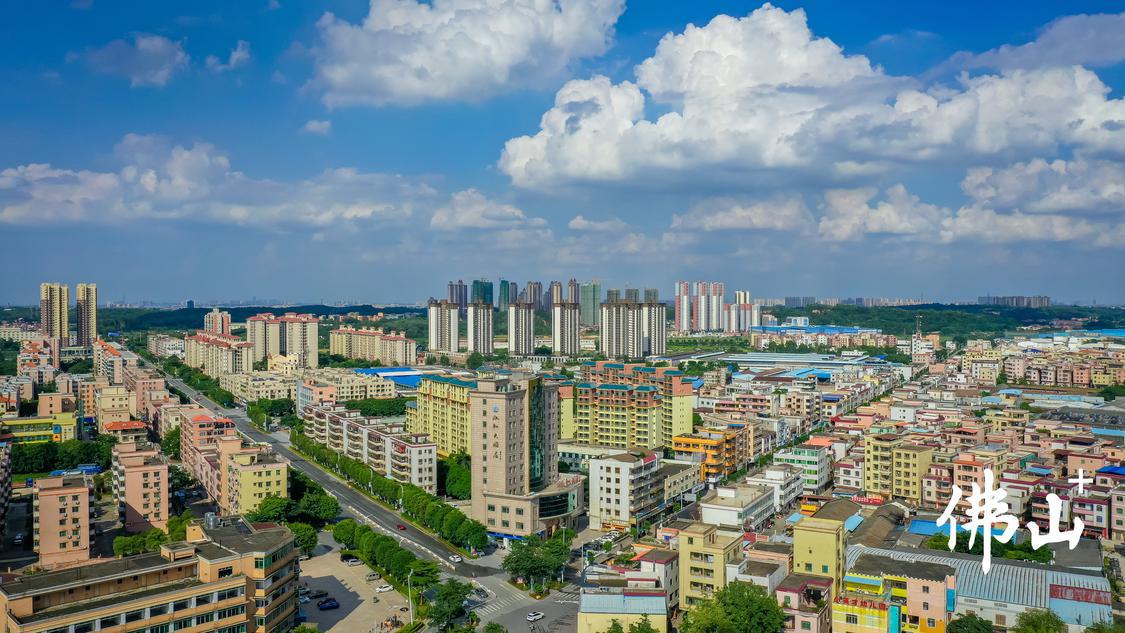 白坭镇城区远眺图。佛山市新闻传媒中心记者王澍。.jpg