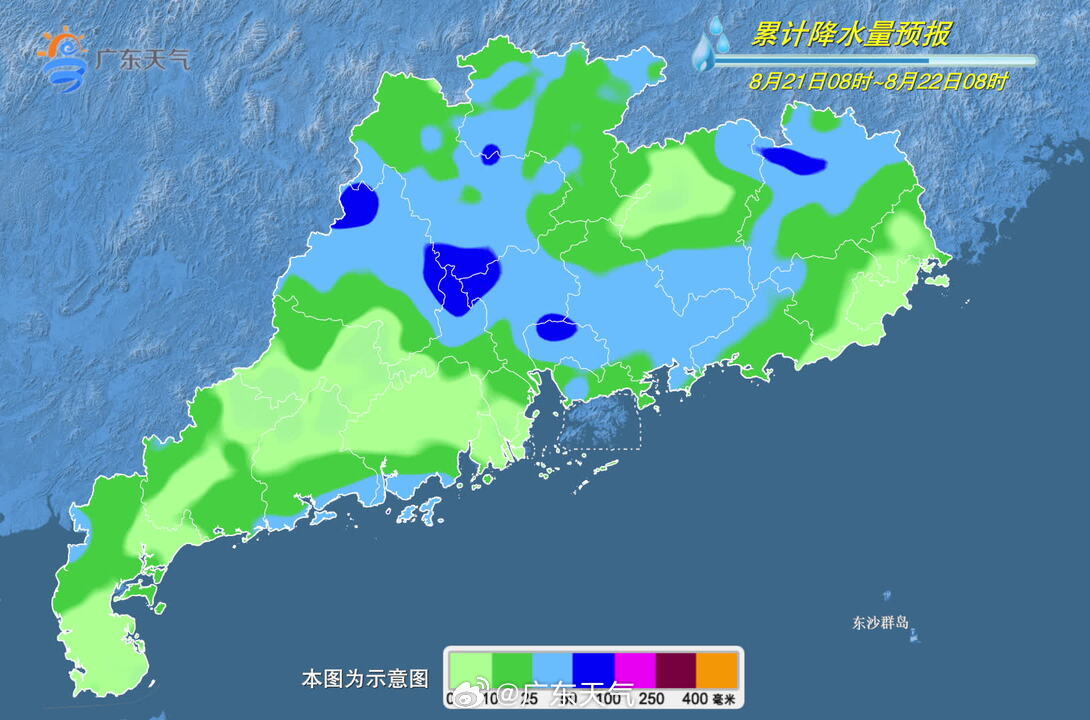 8月21日08时至22日08时全省累计降水量预报。.jpg