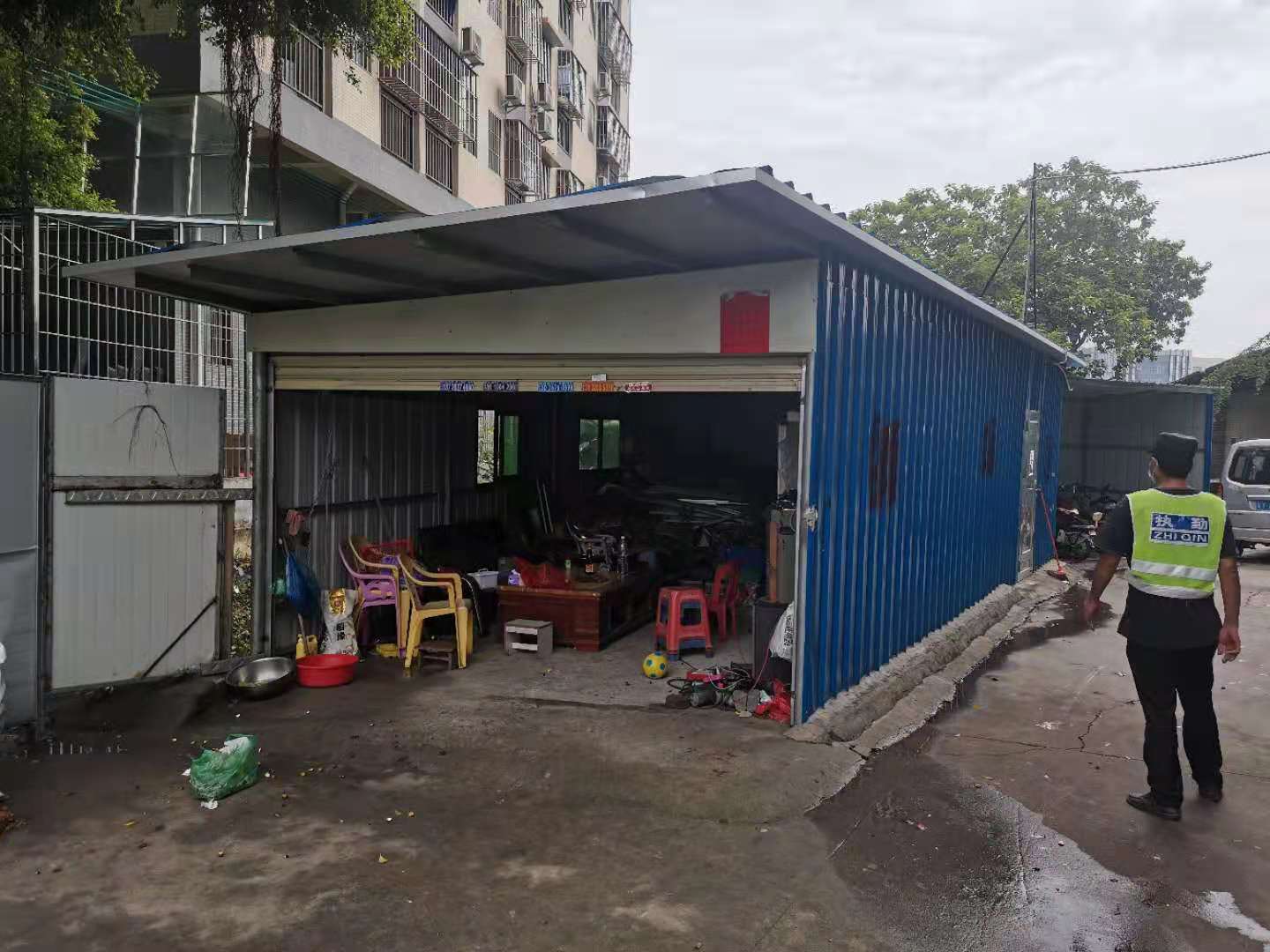 拆除前
