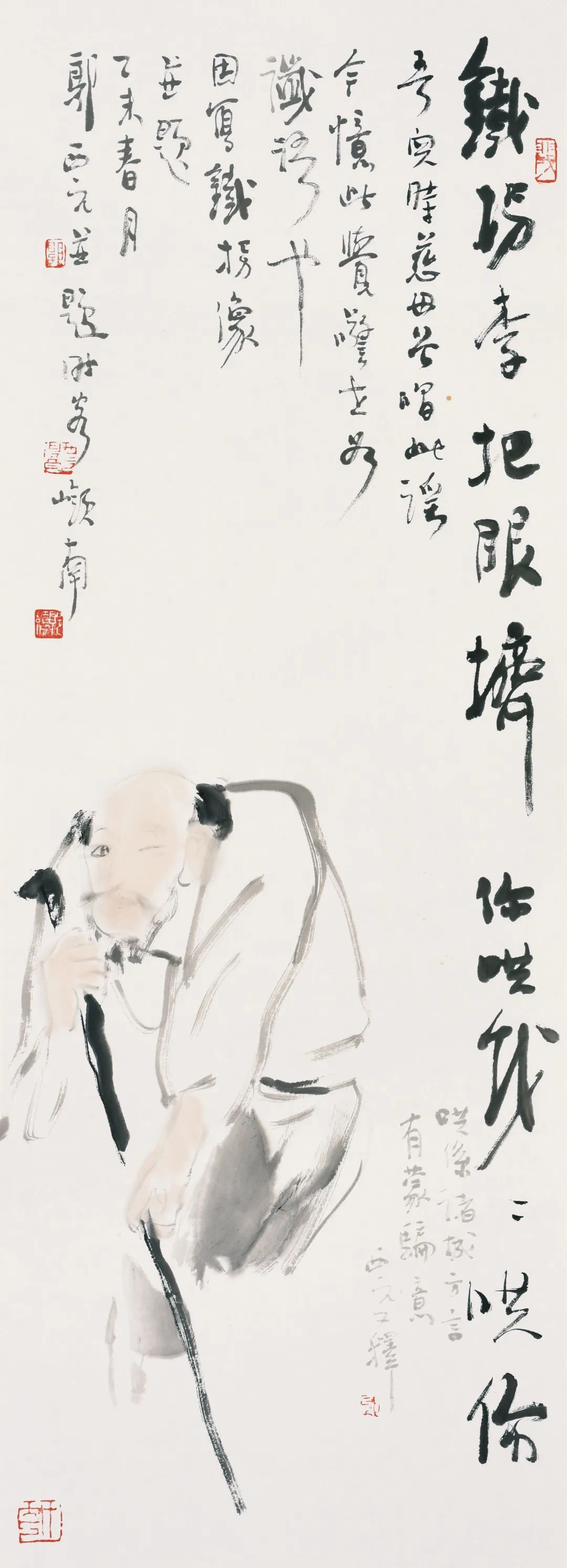 郭西元·铁拐李·137cm×49cm·中国画.jpg