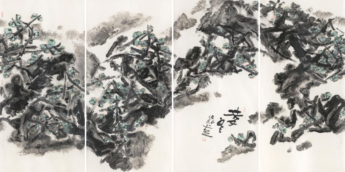 方土 凌寒 纸本设色 136x272cm 2021年.jpg