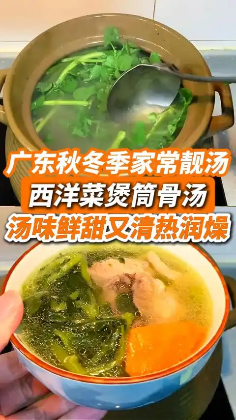 西洋菜煲筒骨汤