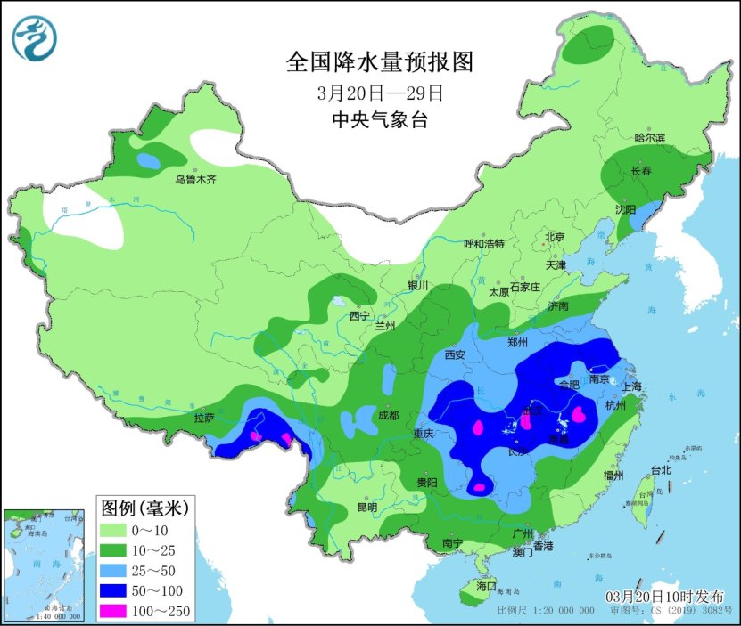 未来10天,南方地区多降水天气。.jpg