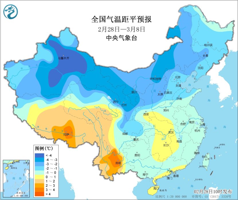 未来10天全国气温距平预报。.jpg