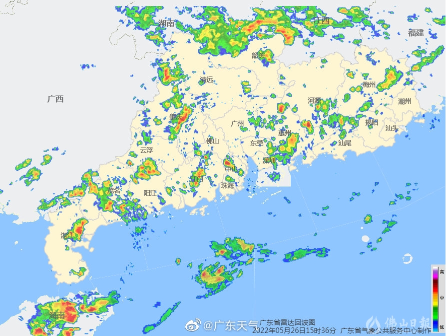 5月26日下午,我市降雨与阳光“同行”,局部有阵雨。.jpg