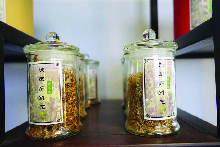 铁皮石斛花药用价值高。