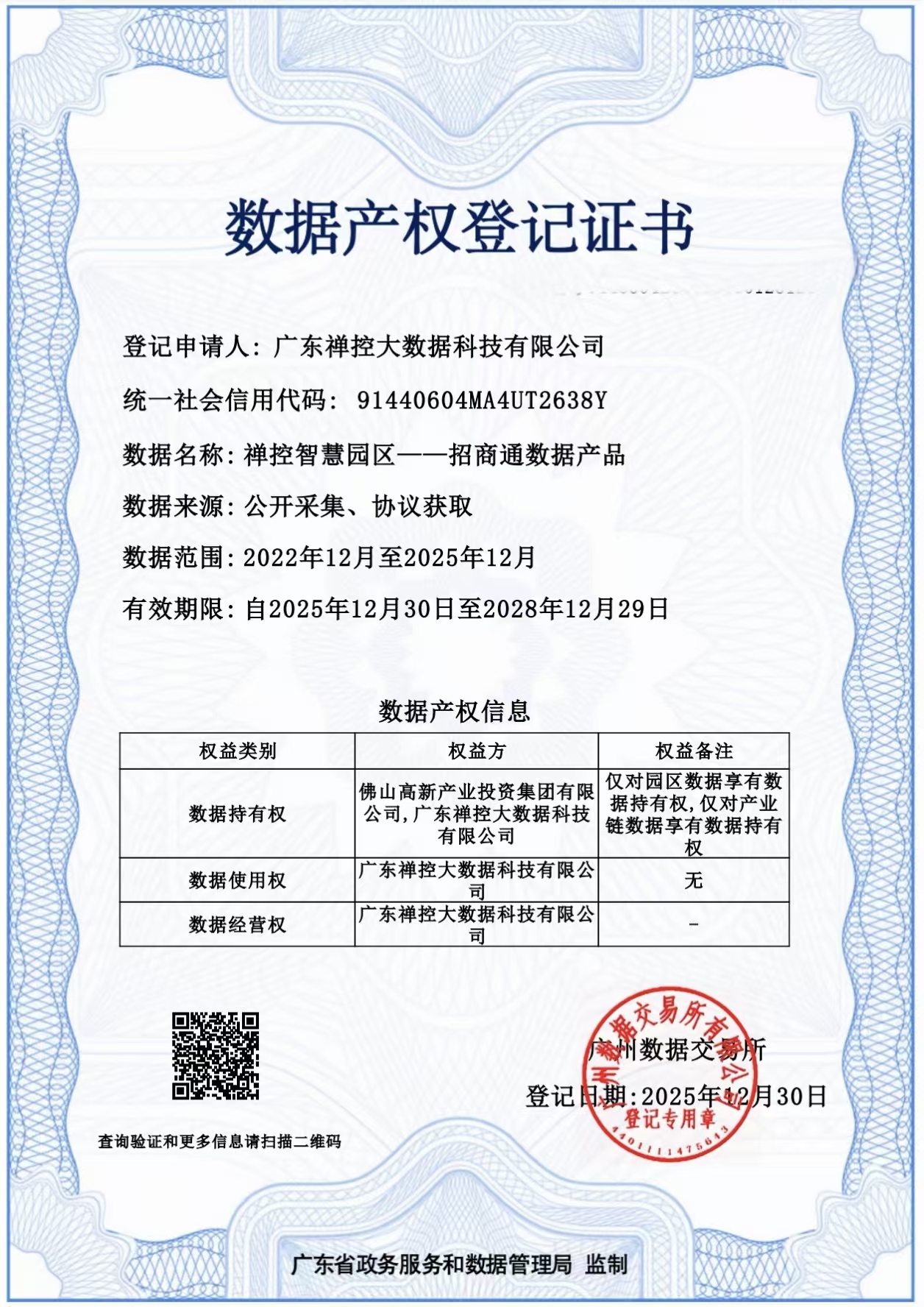 首单数据产品交易落地！禅城国资深耕数据资产化运营新赛道