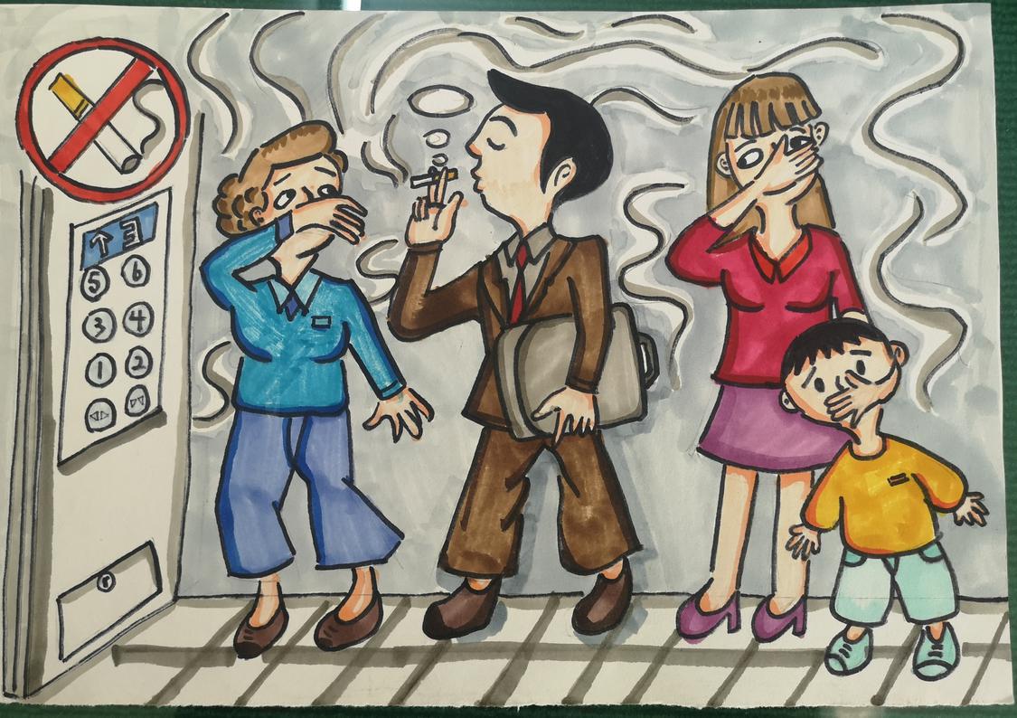 《文明吸烟》(潘毓然).jpg