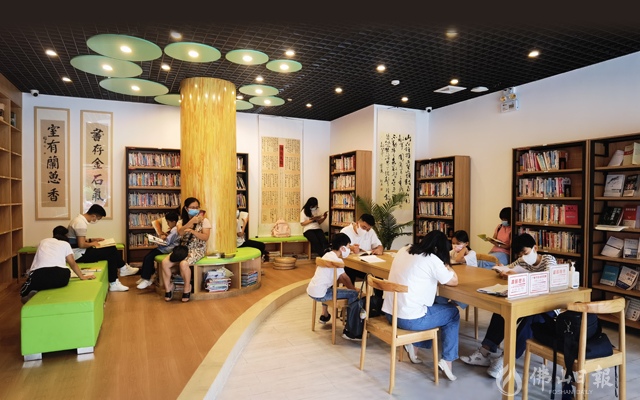 佛山广电网络建成的南海慧德读书驿站。企业供图.png