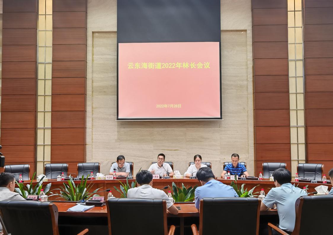 三水区云东海街道召开2022年林长会议。云东海街道供图.jpg