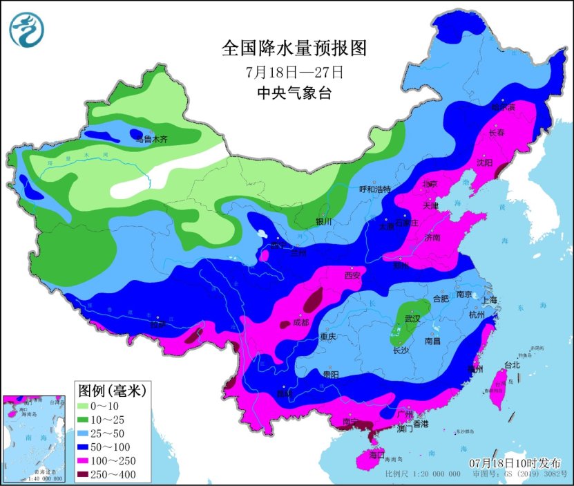 未来10天全国降水量预报。.jpg