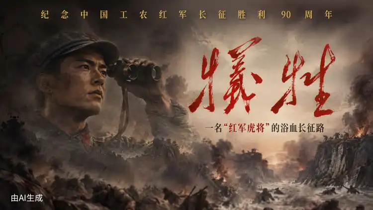 牺牲——“红军虎将”黄甦的浴血长征路! | AI微剧场