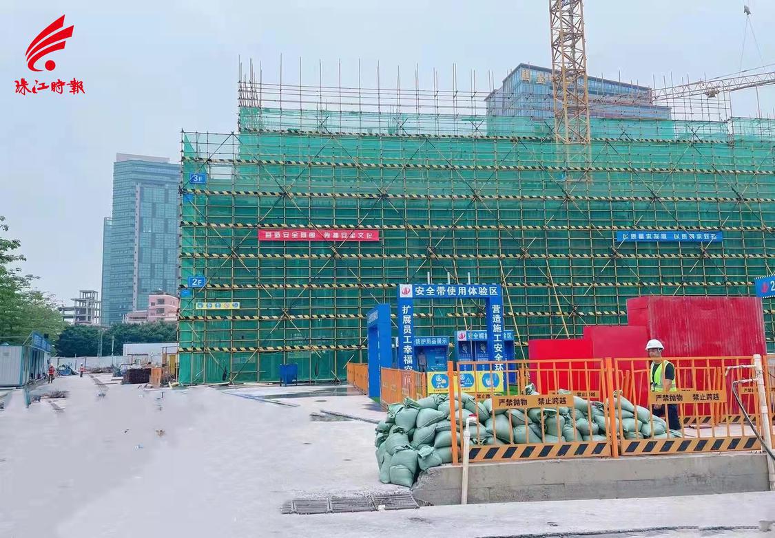 江博士健康科技大厦(江博士总部大厦)目前已建到第八层。通讯员供图 .jpg