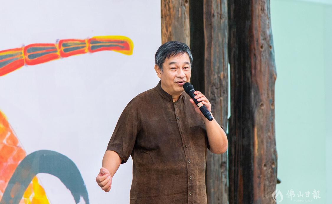 佛山市书法家协会主席王志敏在开幕式上致辞3_proc.jpg