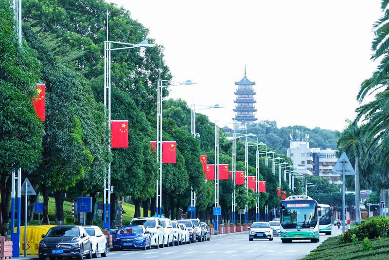 南海区灯湖西路。佛山日报摄影俱乐部黄锦雯 摄