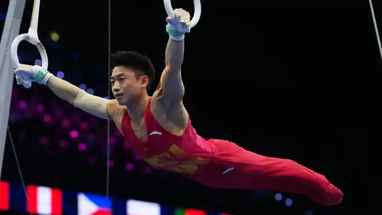 中国男团摘得体操世锦赛铜牌 锁定洛杉矶奥运会团体参赛席位