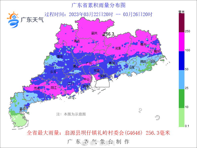 3月22日夜间到26日晚上我省出现了今年以来首场大范围强对流和强降水天气,3月26日我省达到气象条件入汛标准,广东省防总决定全省于3月27日进入2023年汛期。.jpg