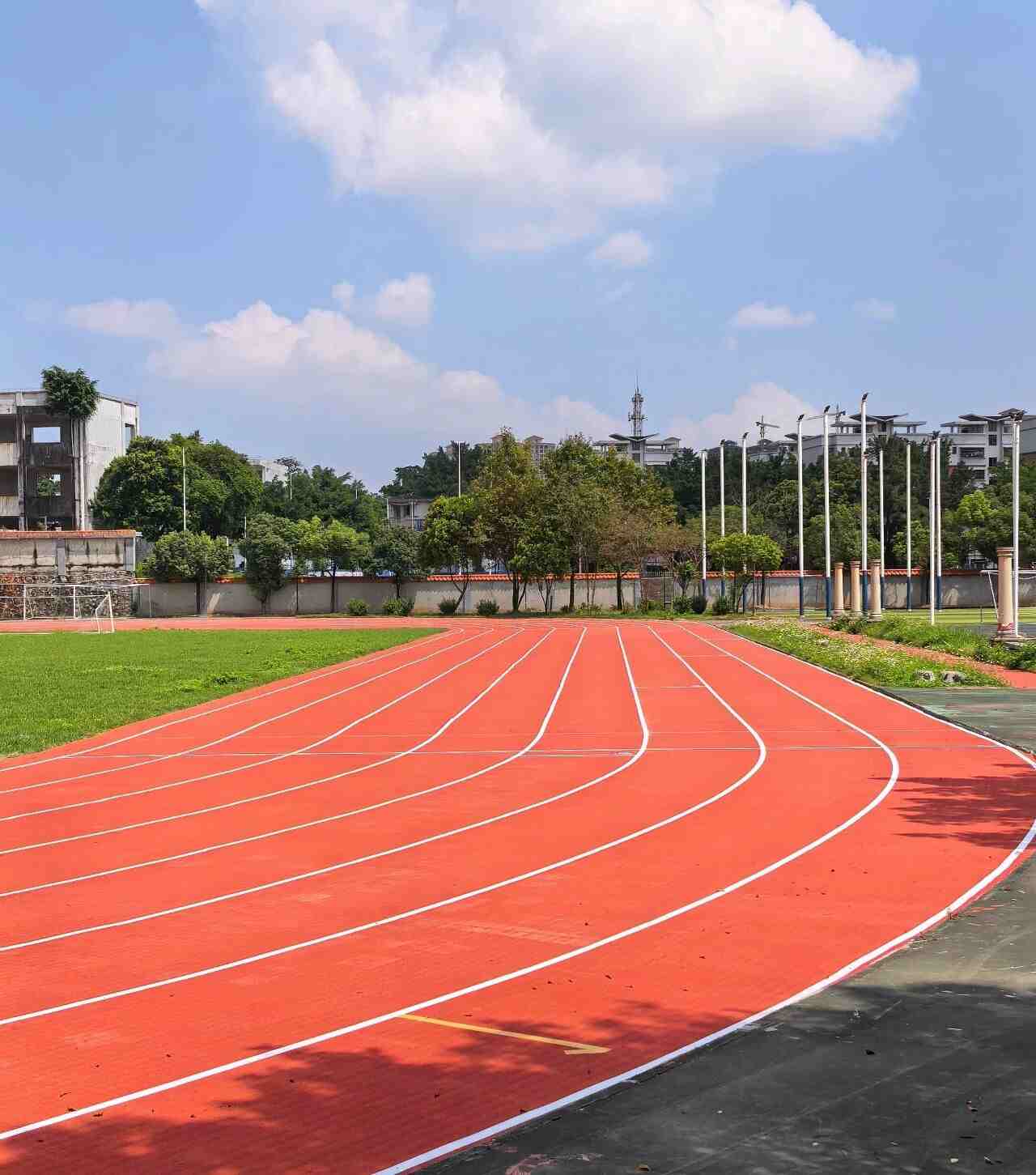 高明5所学校运动场升级改造，杨梅小学等3个项目完工投用