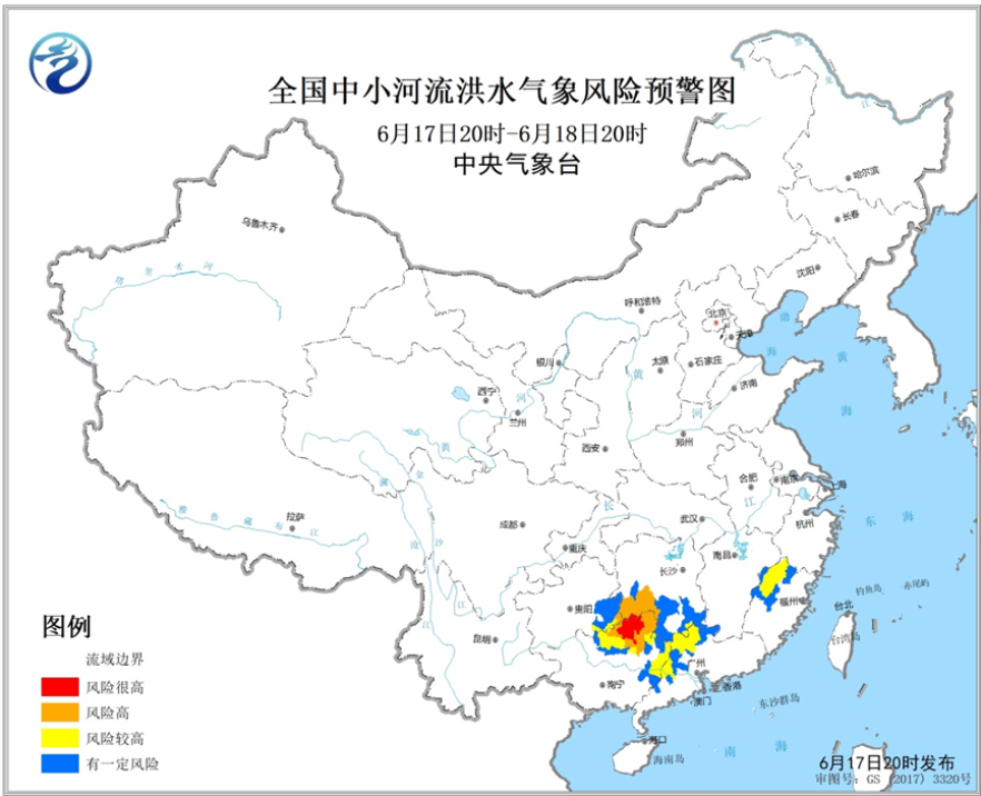 全国中小河流洪水气象风险预警图。.png