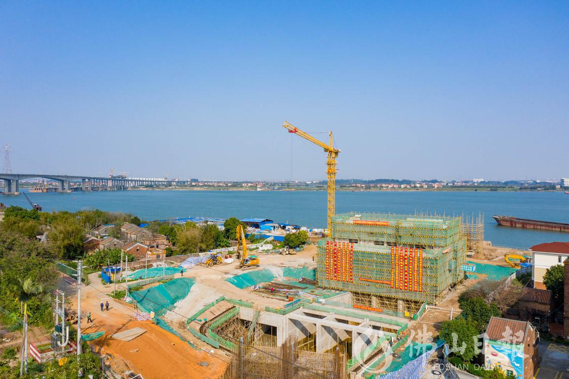 建设中的官棠泵站建设工程项目。佛山日报记(4218082)-20230215210246.jpg