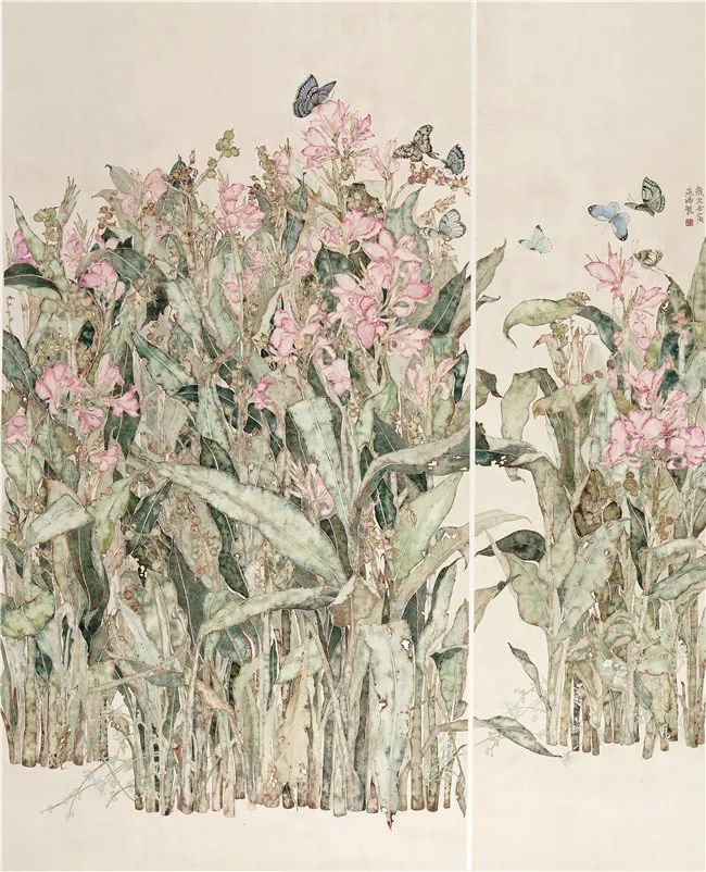 劳燕卿 《平凡生命》 (中国画 )145×180.jpg