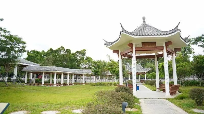 图为乐平镇新旗村公园。通讯员供图.jpg