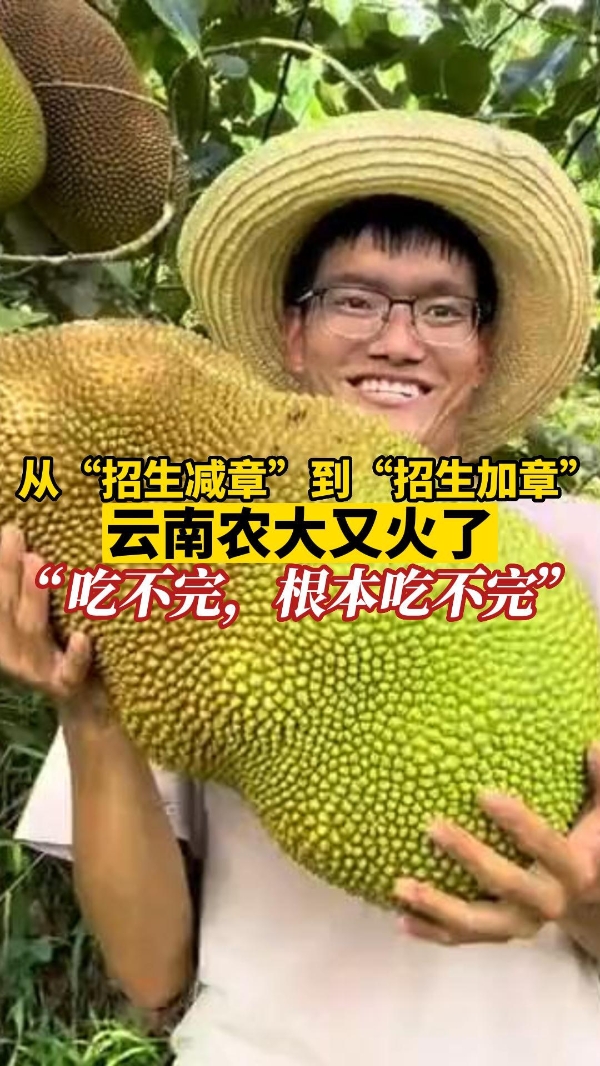 从“招生减章”到“招生加章”，云南农大又火了！