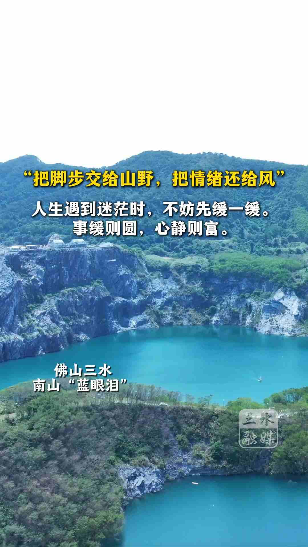 寻美三水治愈时光—南山蓝眼泪