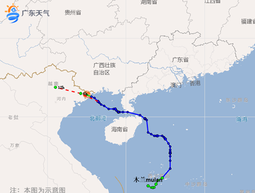 今年第7号台风“木兰”生命史短，但实现了两次登陆.png