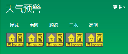 6月18日全市五区发布高温预警信号。.png