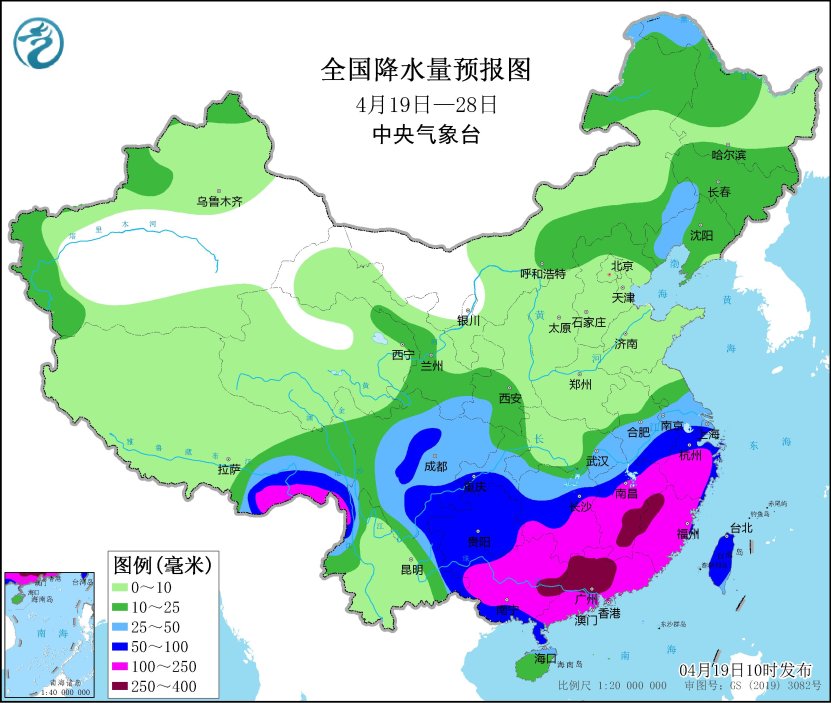 未来10天,江南、华南降雨将显著偏多,强对流天气多发。.jpg