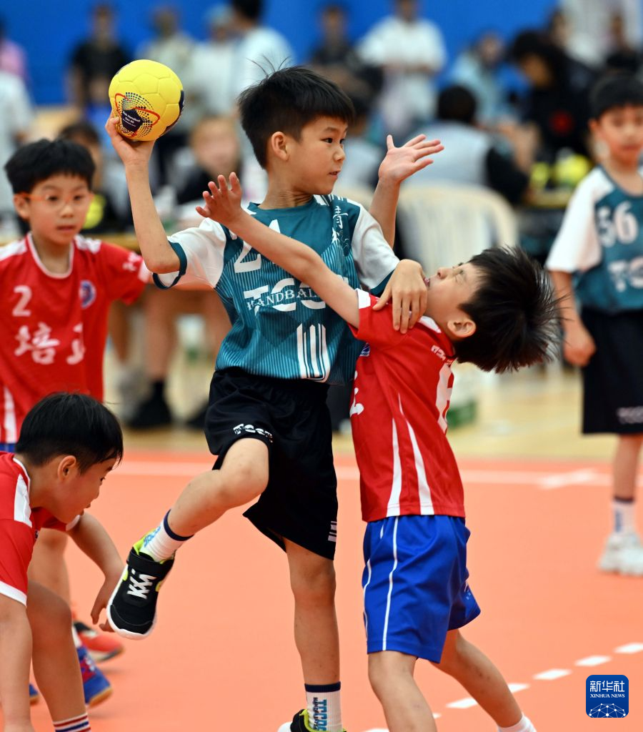 紫荆杯少年手球公开赛在香港举行