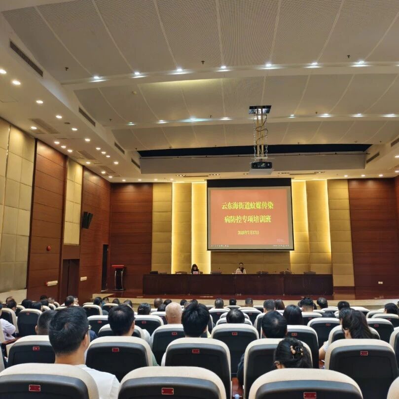 以训促战，筑牢防线！云东海街道举办蚊媒传染病防控“实战”特训班 | 云东海爱卫进行时（83）