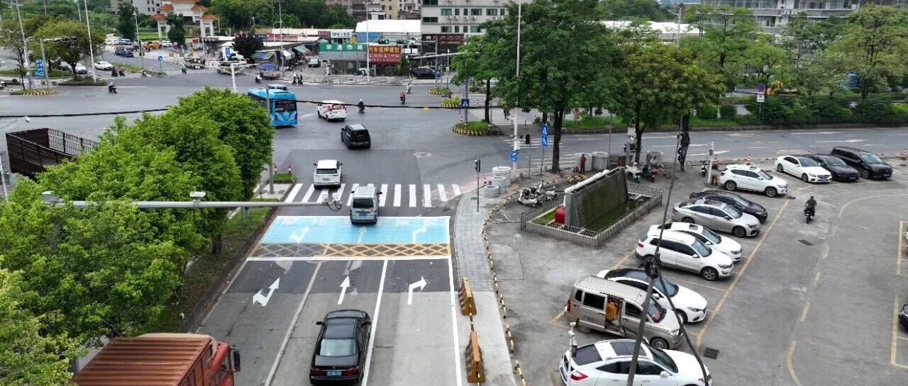 新增右转专用道!狮山一路段拓宽改造完工通车!