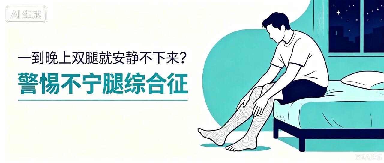 一到晚上双腿就“安静不下来”?警惕不宁腿综合征