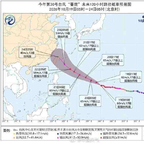 “蔷琵”升级为超强台风！佛山未来天气→